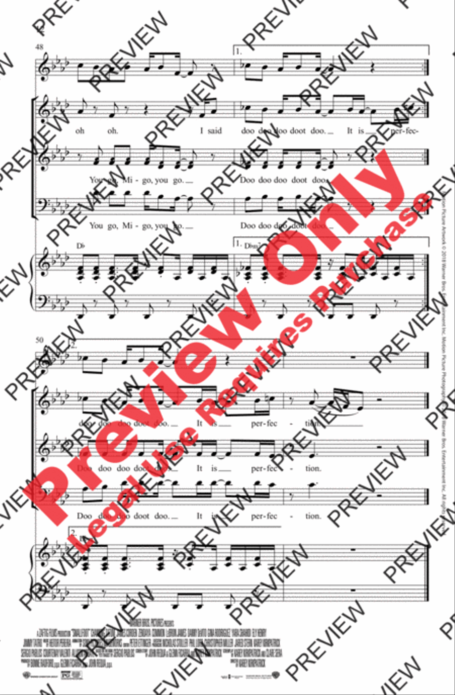 Perfection 3-Part scores gallery preview page 12