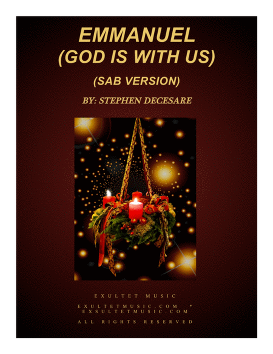 Emmanuel (God Is With Us) (A Christmas Cantata - SAB Version) image number null