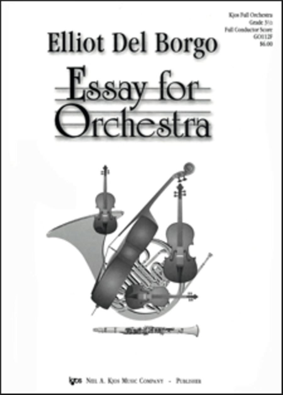 Essay For Orchestra - Score Full Orchestra scores gallery preview page 1