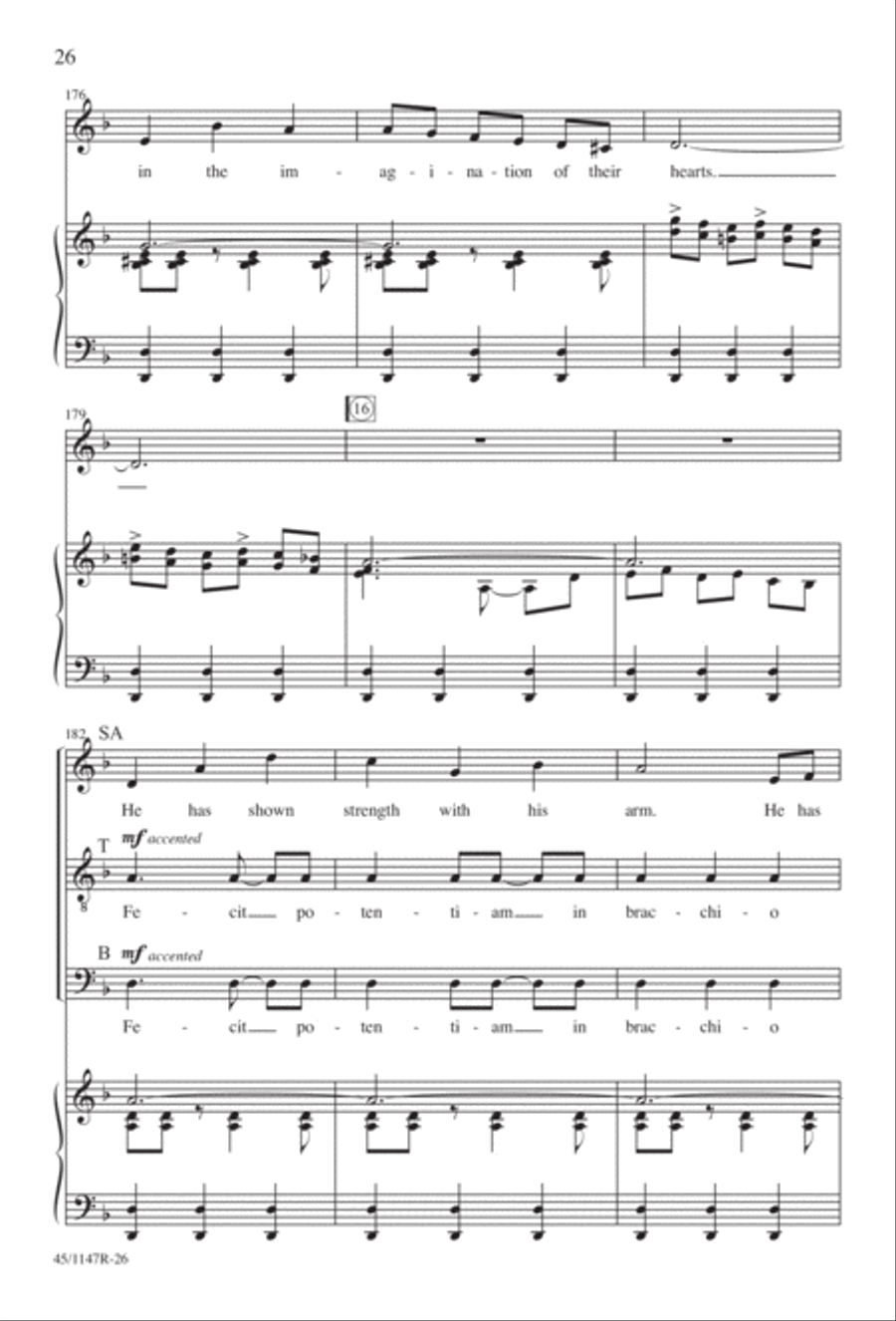 Magnificat Magnificat Divisi scores gallery preview page 27