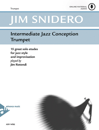 Book cover for Intermediate Jazz Conception Trumpet