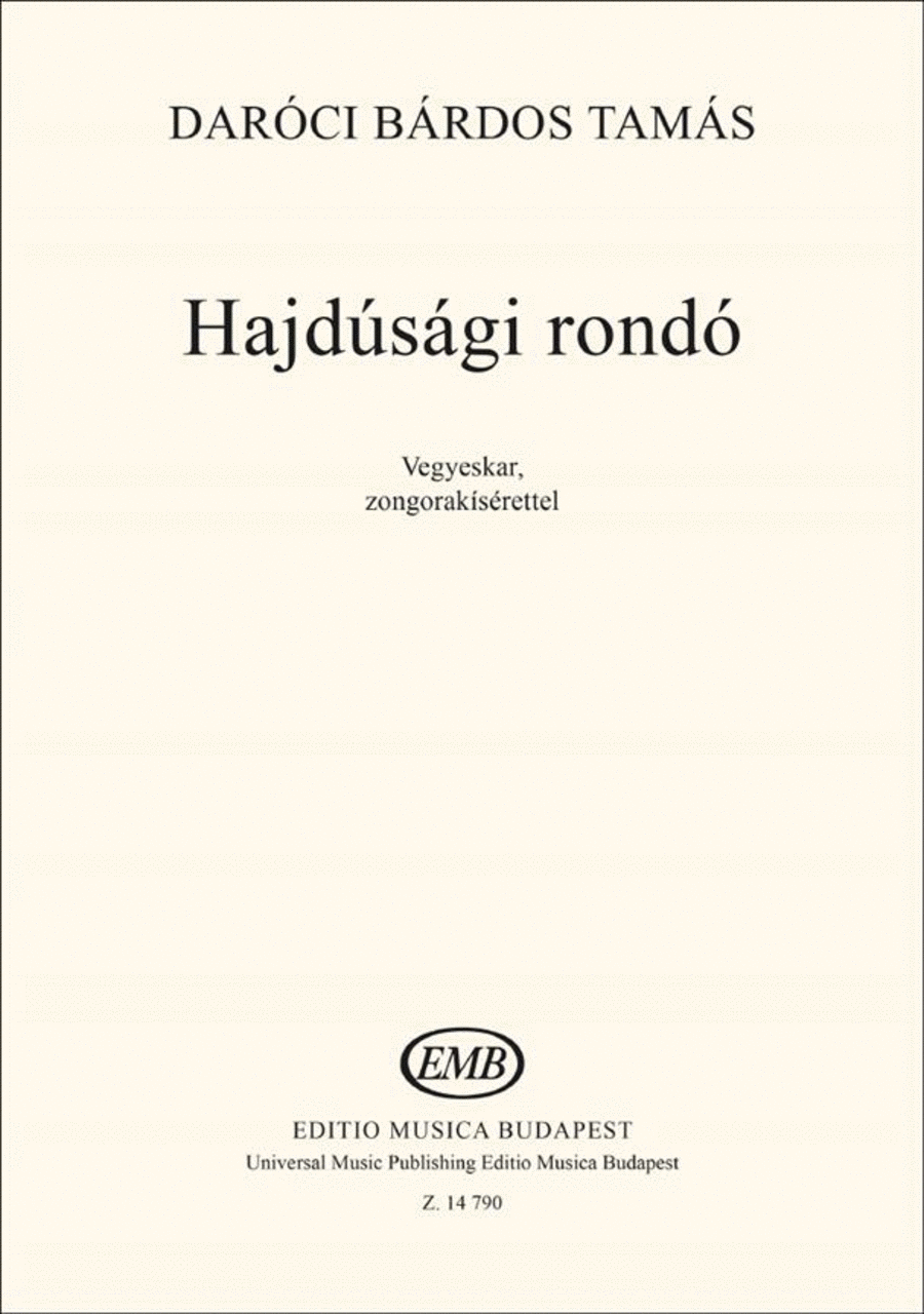 Hajdúsági Rondó Choir scores gallery preview page 1