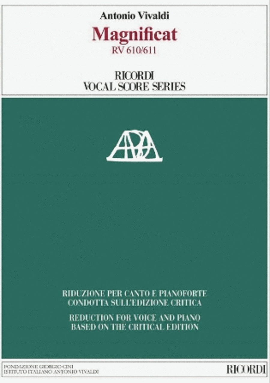 Magnificat Rv 610/611 Voice scores gallery preview page 1