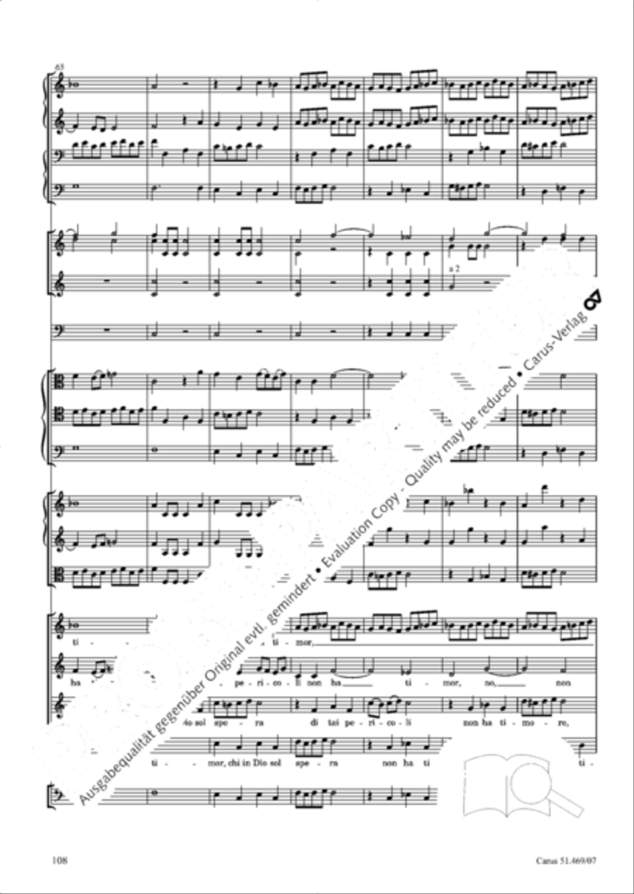 Davide penitente 4-Part scores gallery preview page 121