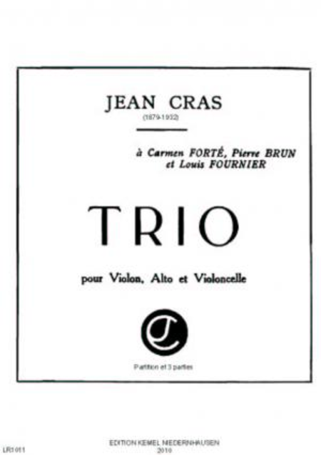 Trio : pour violon, alto et violoncelle, 1926