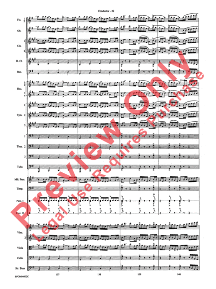 Prairiesong Full Orchestra scores gallery preview page 35
