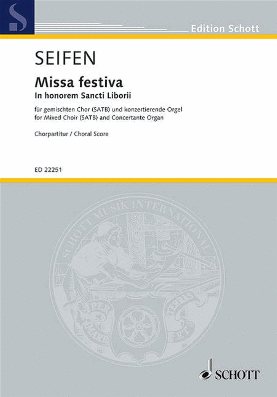 Missa festiva Missa festiva 4-Part scores gallery preview page 1