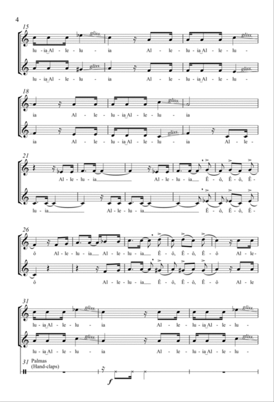 Alleluia SA scores gallery preview page 2