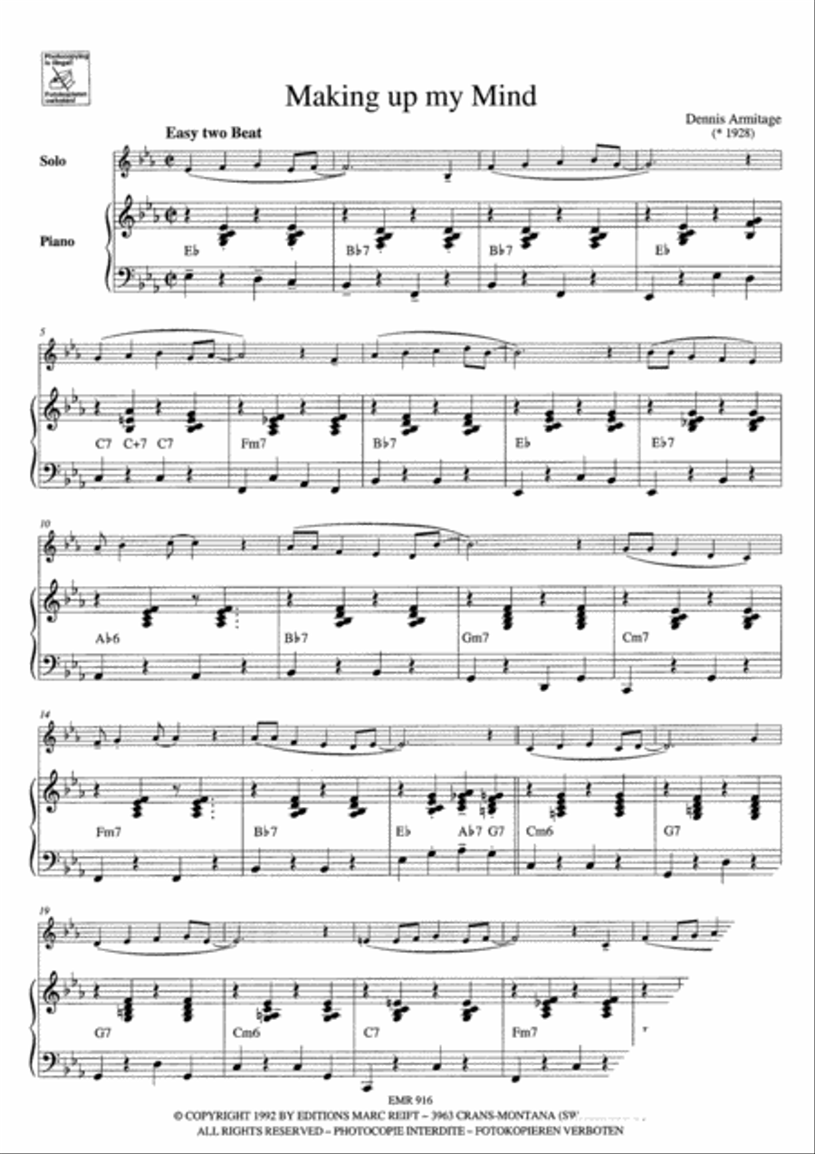 Dixieland Trumpet Duet scores gallery preview page 3