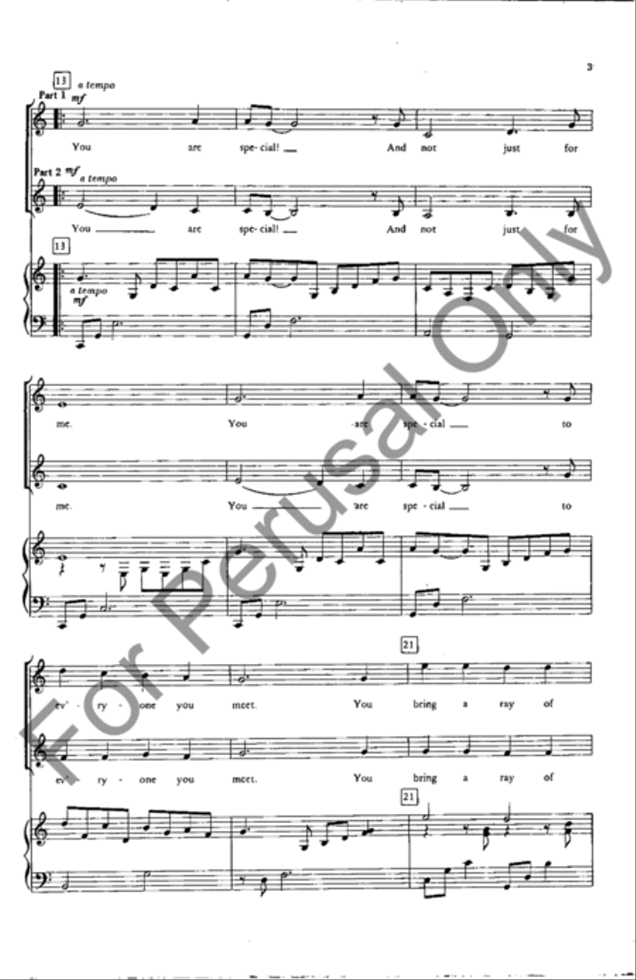 You Are Special SA scores gallery preview page 3