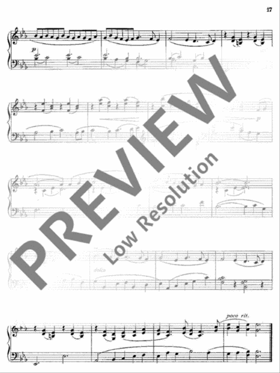 Piano music after folksongs Piano Solo scores gallery preview page 18