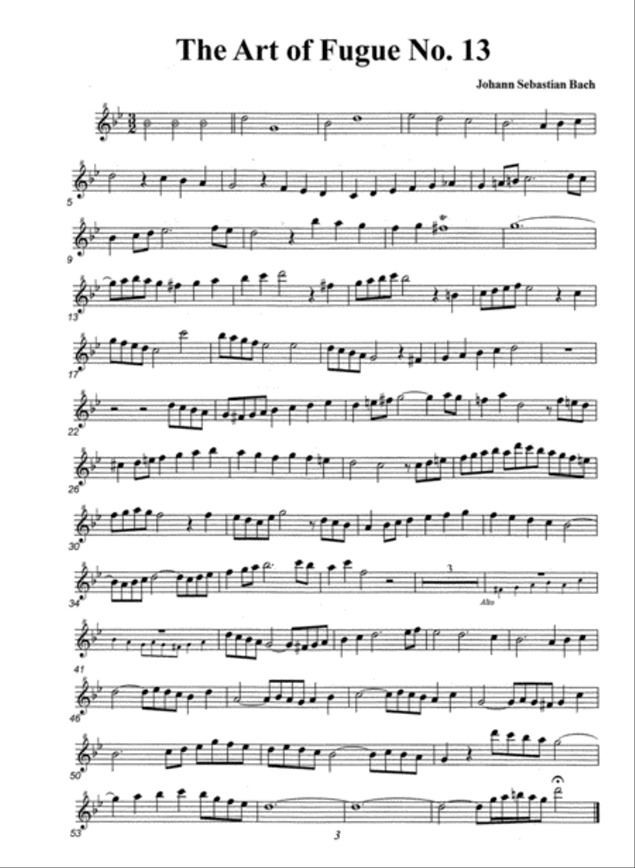 The art of Fugue Vol. 5 The art of Fugue Vol. 5 Recorder scores gallery preview page 2