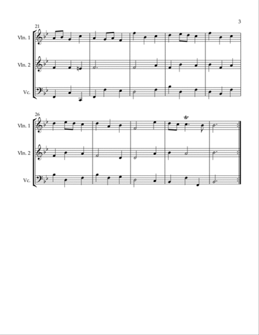Alchemist Minuet String Trio scores gallery preview page 3