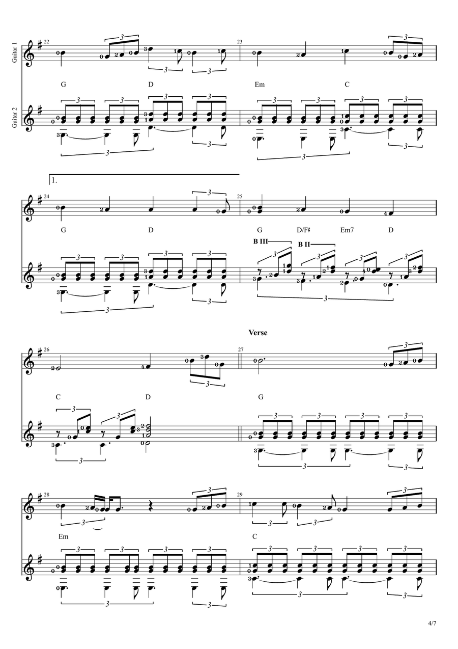 Perfect Acoustic Guitar scores gallery preview page 4