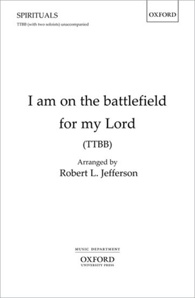 Book cover for I am on the battlefield for my Lord