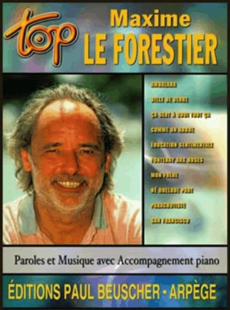 Top Le Forestier Piano, Vocal, Guitar scores gallery preview page 1