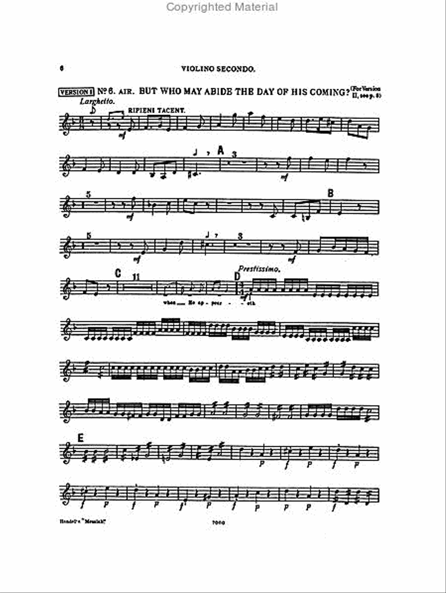 Messiah Messiah Part scores gallery preview page 4