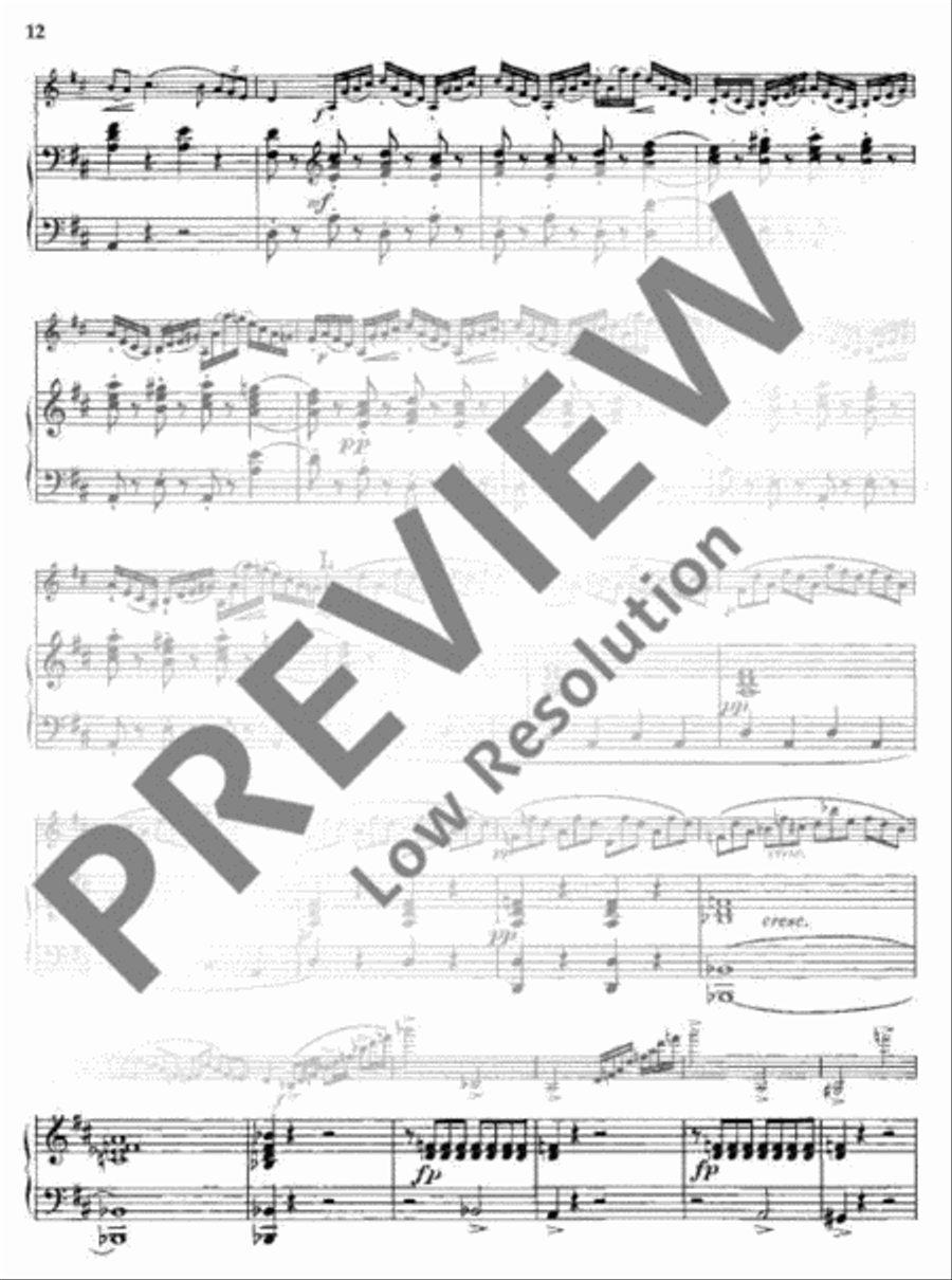 Concerto N°19 D minor Piano scores gallery preview page 13
