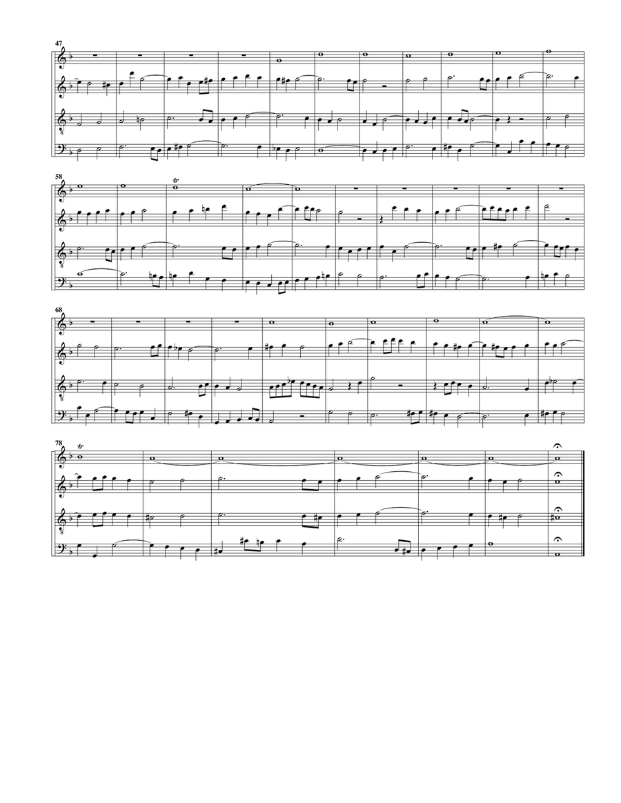 Kyrie, Gott Vater in Ewigkeit, BWV 669 from Klavier Übung, III. Teil (arrangement for 4 recorders) Recorder scores gallery preview page 2