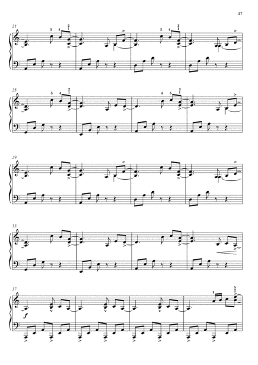 Passion Piano Solo scores gallery preview page 2
