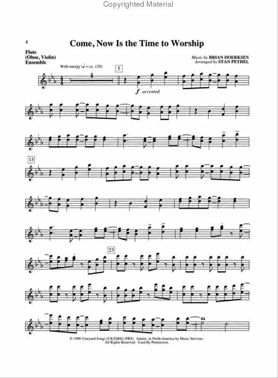 Winds of Praise Flute scores gallery preview page 2