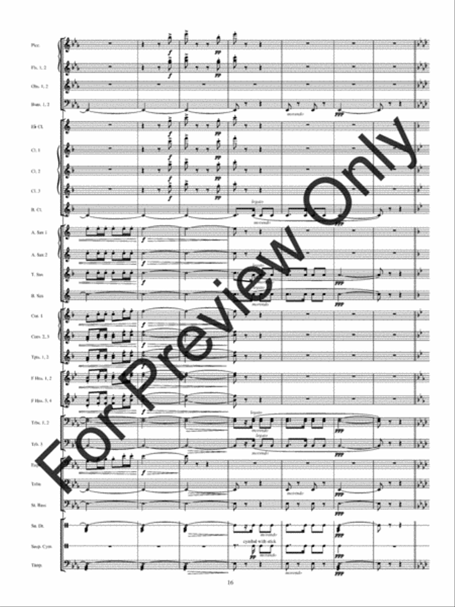 Inglesina The Little English Girl (Score) Concert Band scores gallery preview page 19