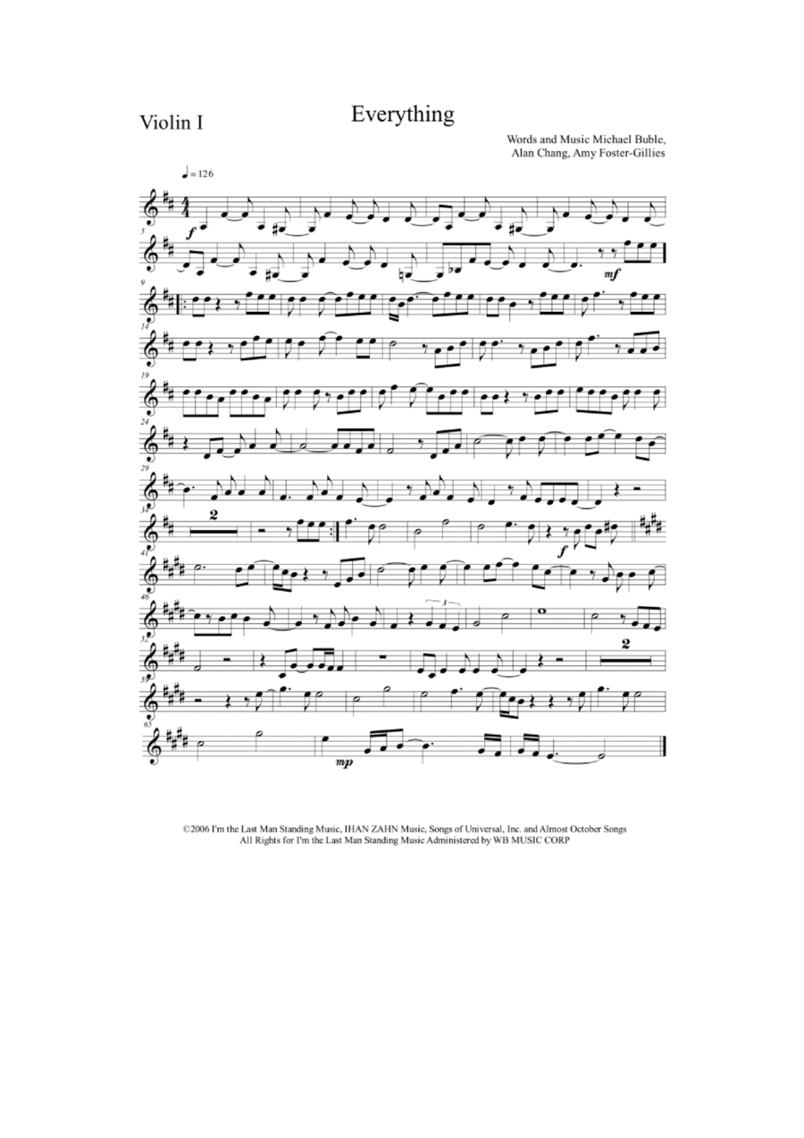 Everything String Quartet scores gallery preview page 1