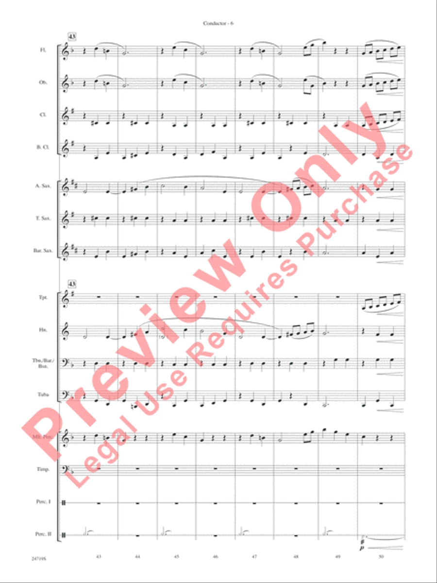 Harry Potter and the Goblet of Fire, Themes from Concert Band scores gallery preview page 8