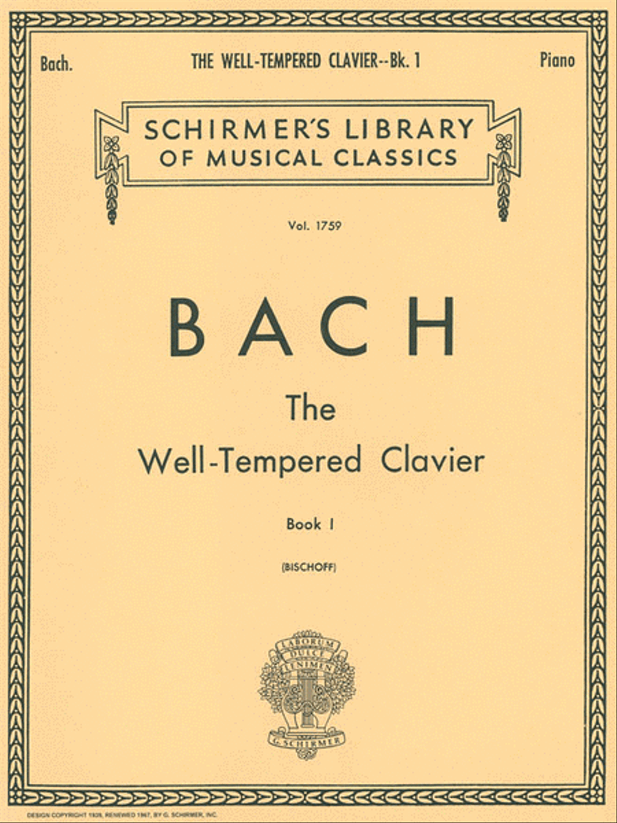 Well Tempered Clavier – Book 1 Piano Method scores gallery preview page 1