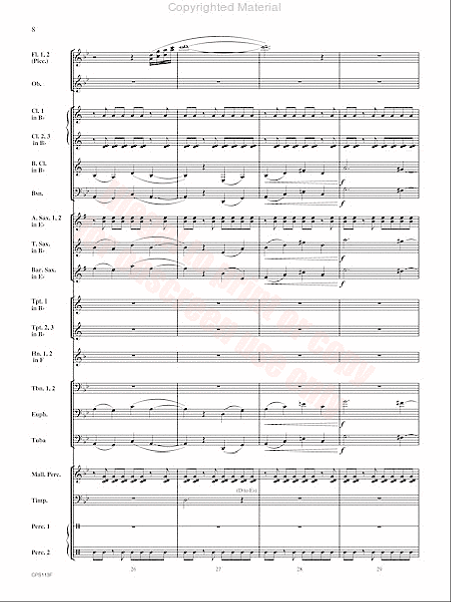 Converse Fantasy Concert Band scores gallery preview page 9