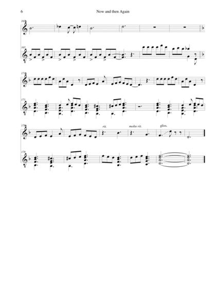Now and then again for descant recorder and guitar image number null