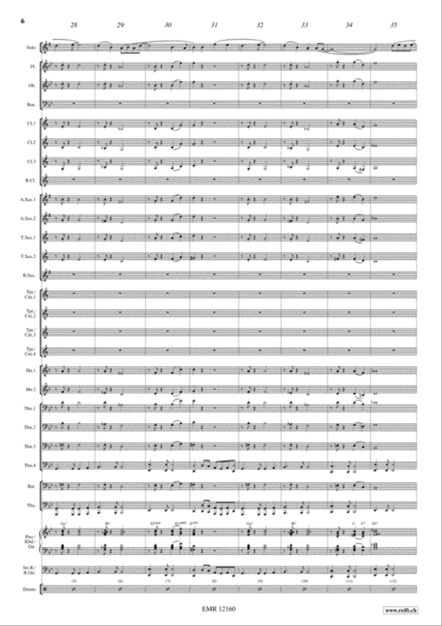 Funkysax Concert Band scores gallery preview page 6