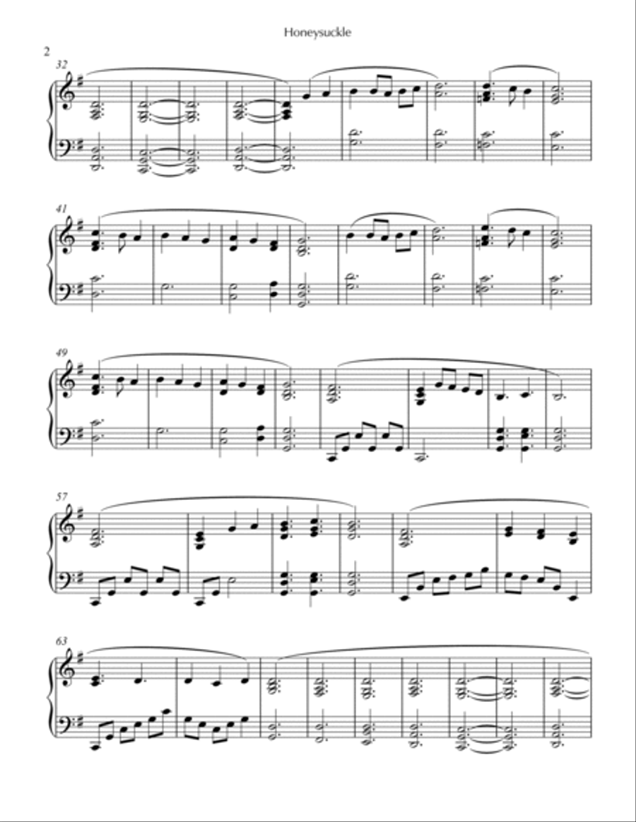 Honeysuckle Piano Method scores gallery preview page 2