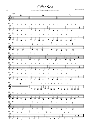 C the Sea, an Ocean of Fun for the Music Classroom - Score Only
