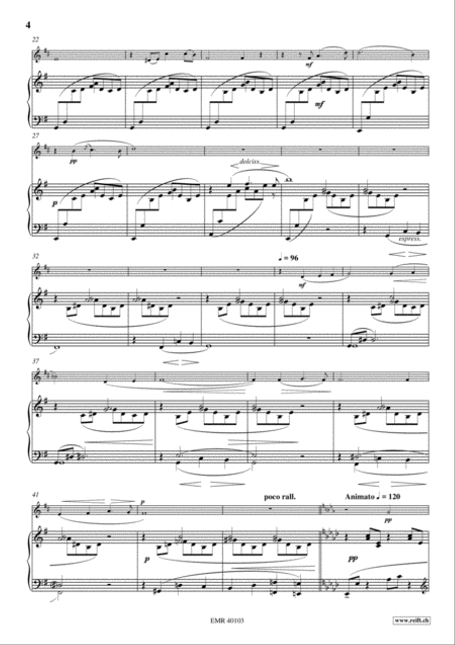 Romance Romance Horn scores gallery preview page 4