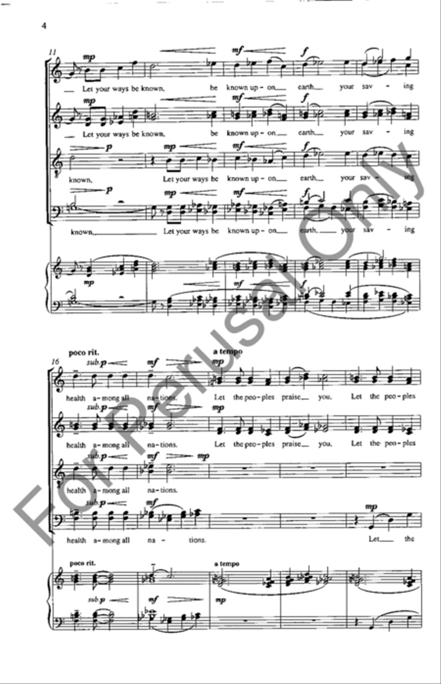 Psalm 67 Psalm 67 4-Part scores gallery preview page 3