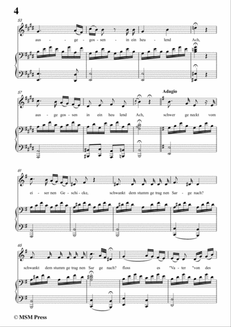 Schubert-Eine Leichenphantasie,D.7,in f sharp minor,for Voice&Piano Voice scores gallery preview page 6