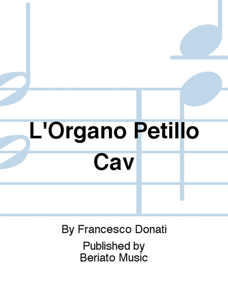 L'Organo Petillo Cav