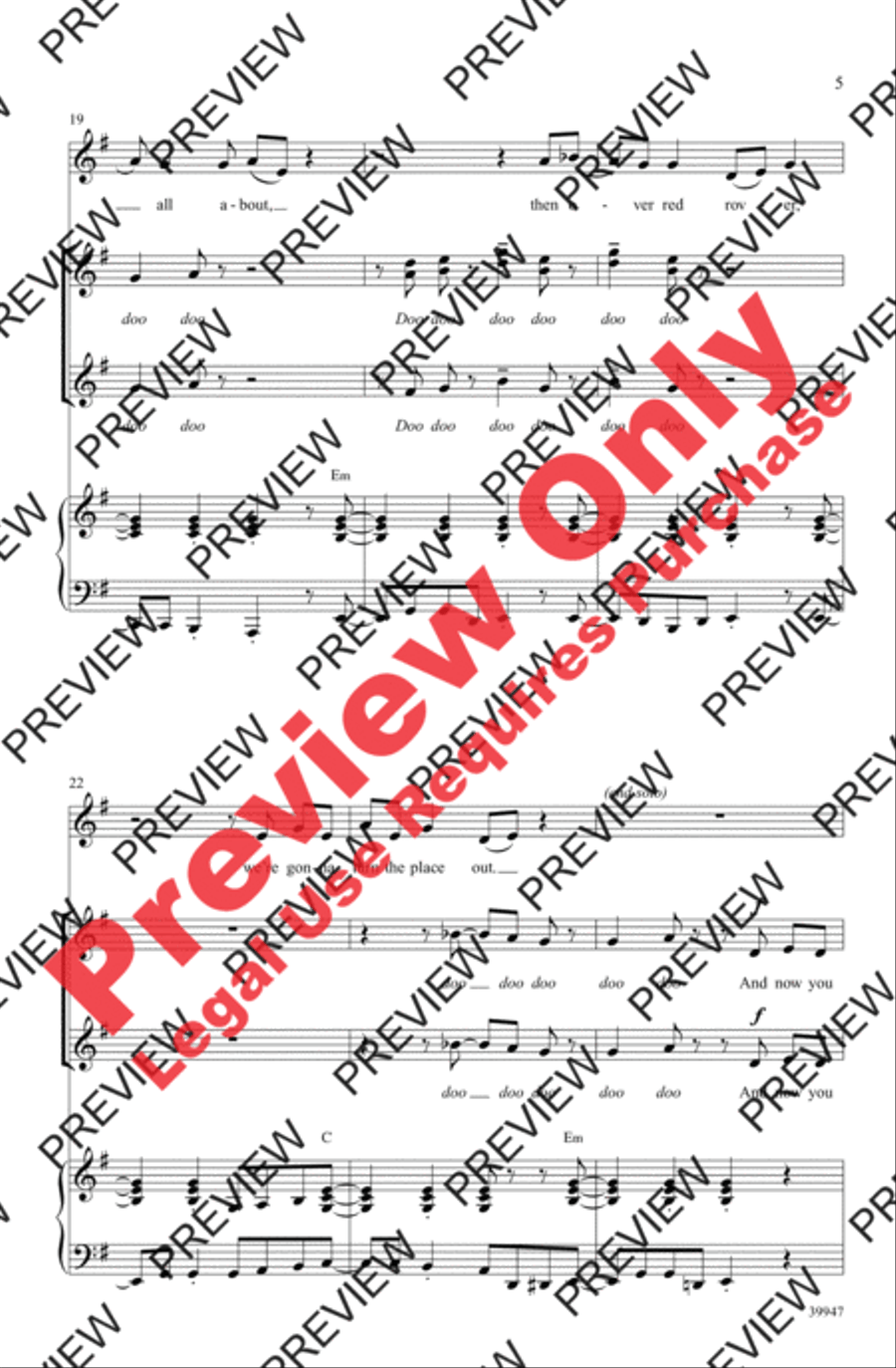 Jump Jump Women's Choir scores gallery preview page 5