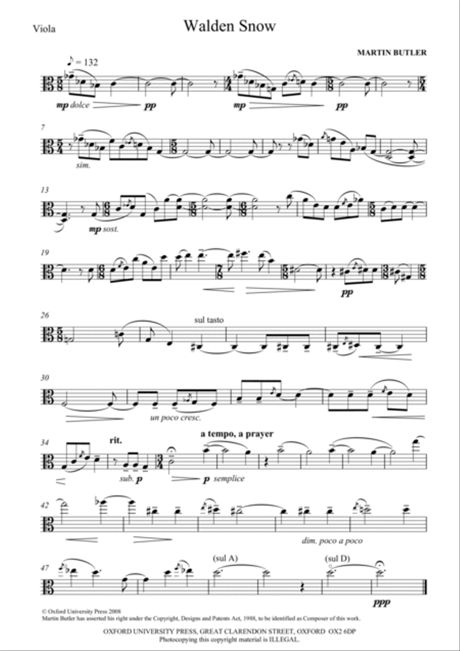 Walden Snow Walden Snow Piano Accompaniment scores gallery preview page 3