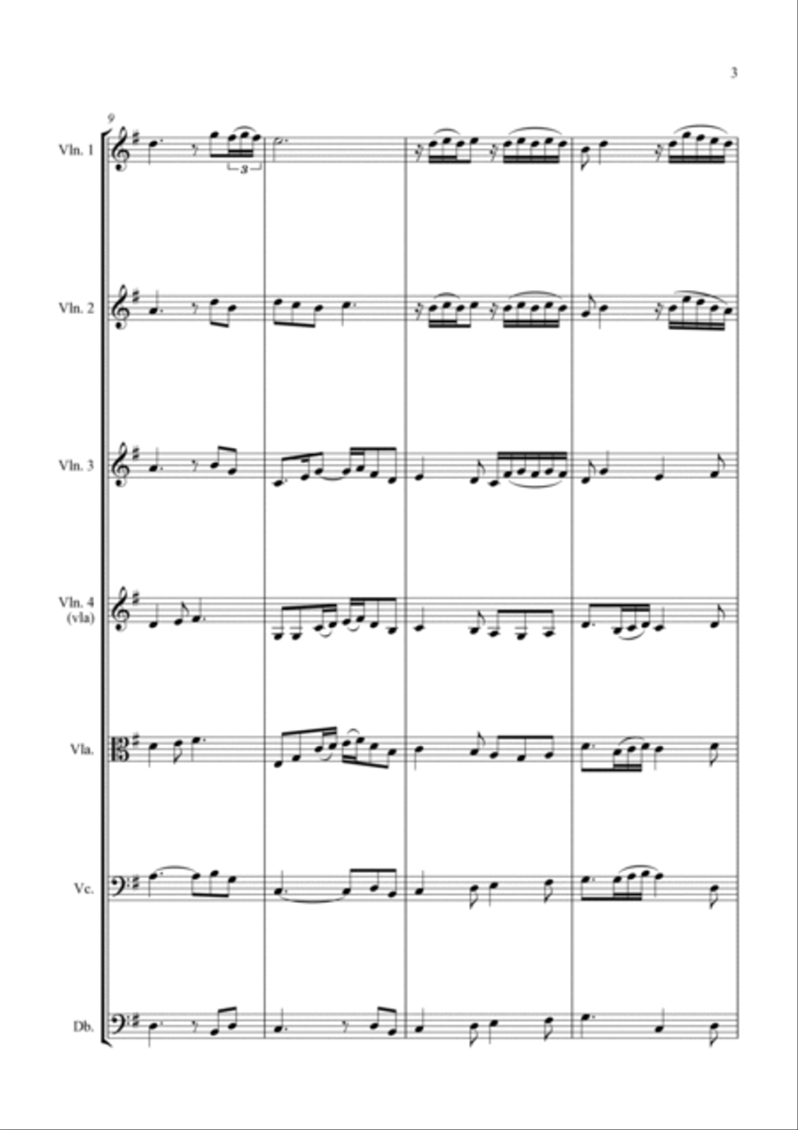 Shenandoah - for String Orchestra String Orchestra scores gallery preview page 6