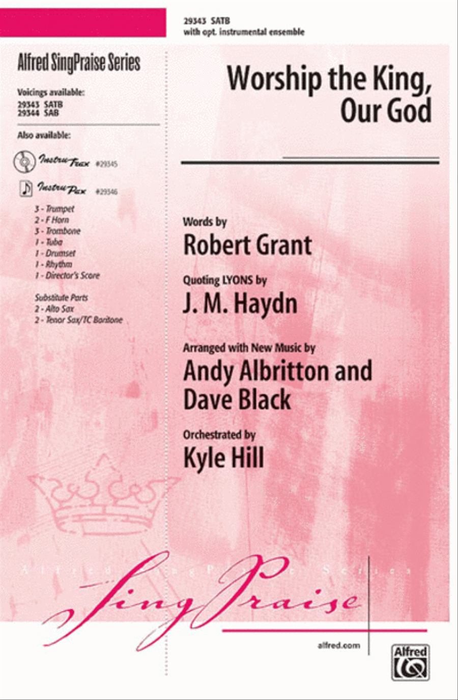 Worship the King, Our God - SATB 4-Part scores gallery preview page 1