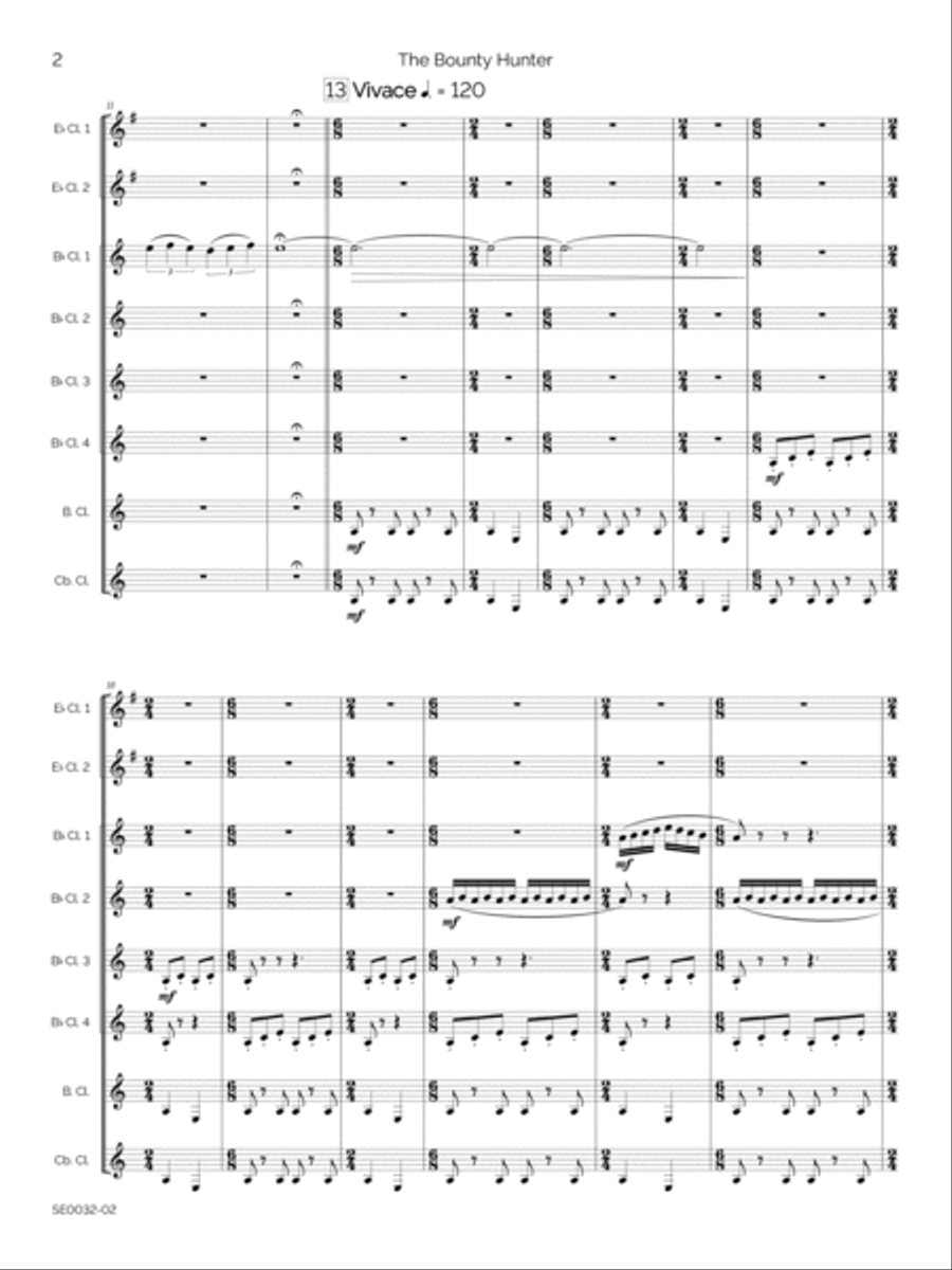 The Bounty Hunter Clarinet Ensemble