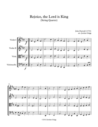 Rejoice, the Lord is King (String Quartet)