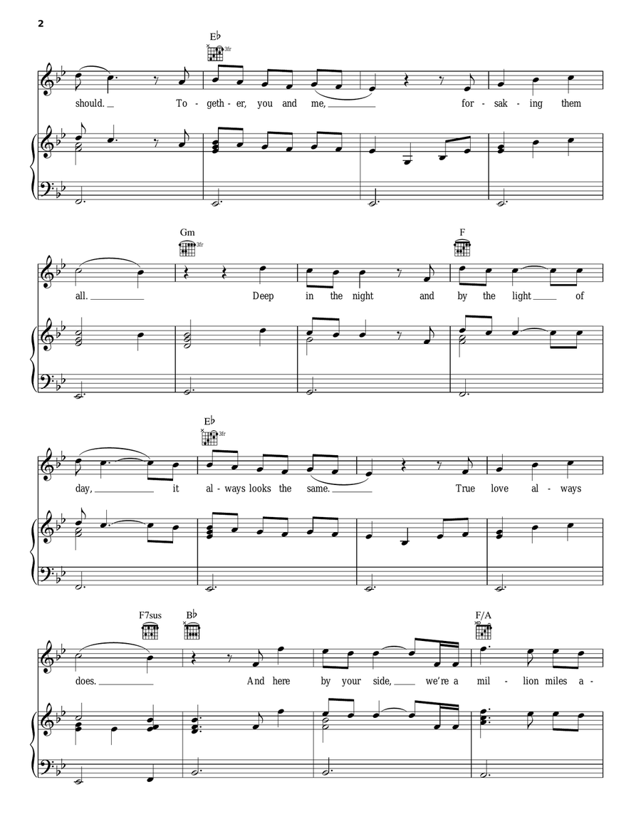 When I Said I Do Piano, Vocal, Guitar scores gallery preview page 2
