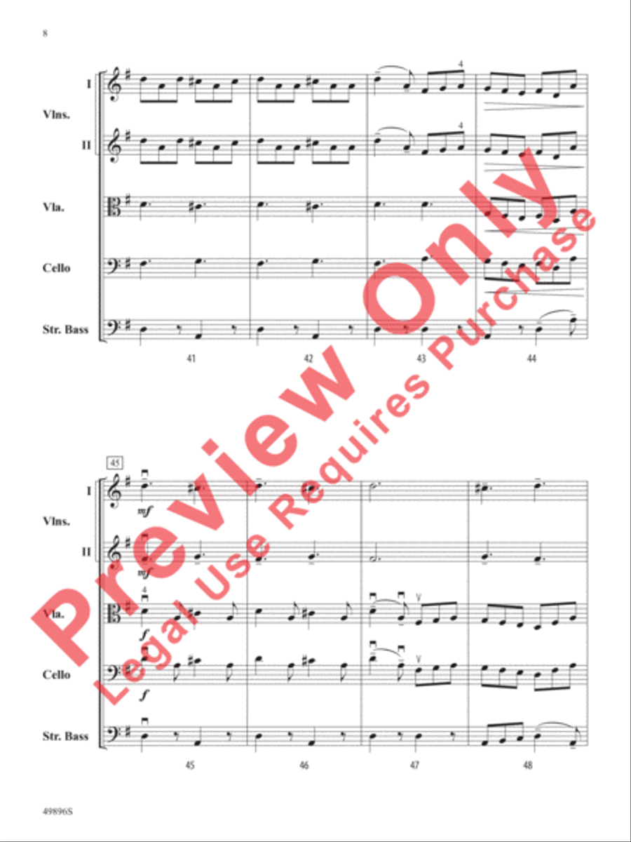 Patty's Reel Patty's Reel String Orchestra scores gallery preview page 9