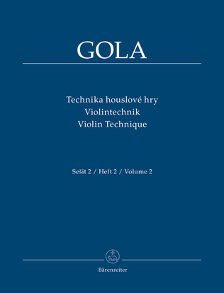Book cover for Violin Technique, Volume 2