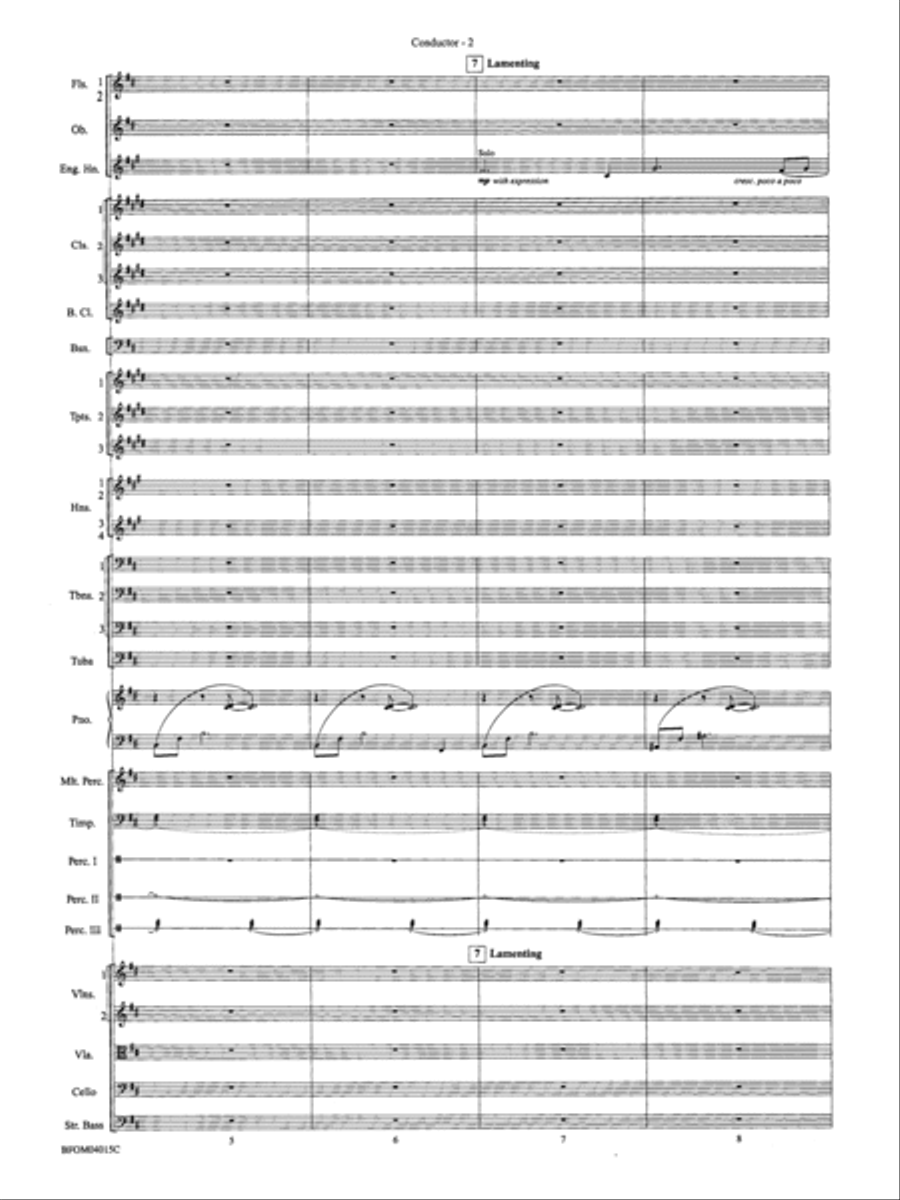 The Isle of Calypso (from The Odyssey (Symphony No. 2)): Score Full Orchestra scores gallery preview page 5