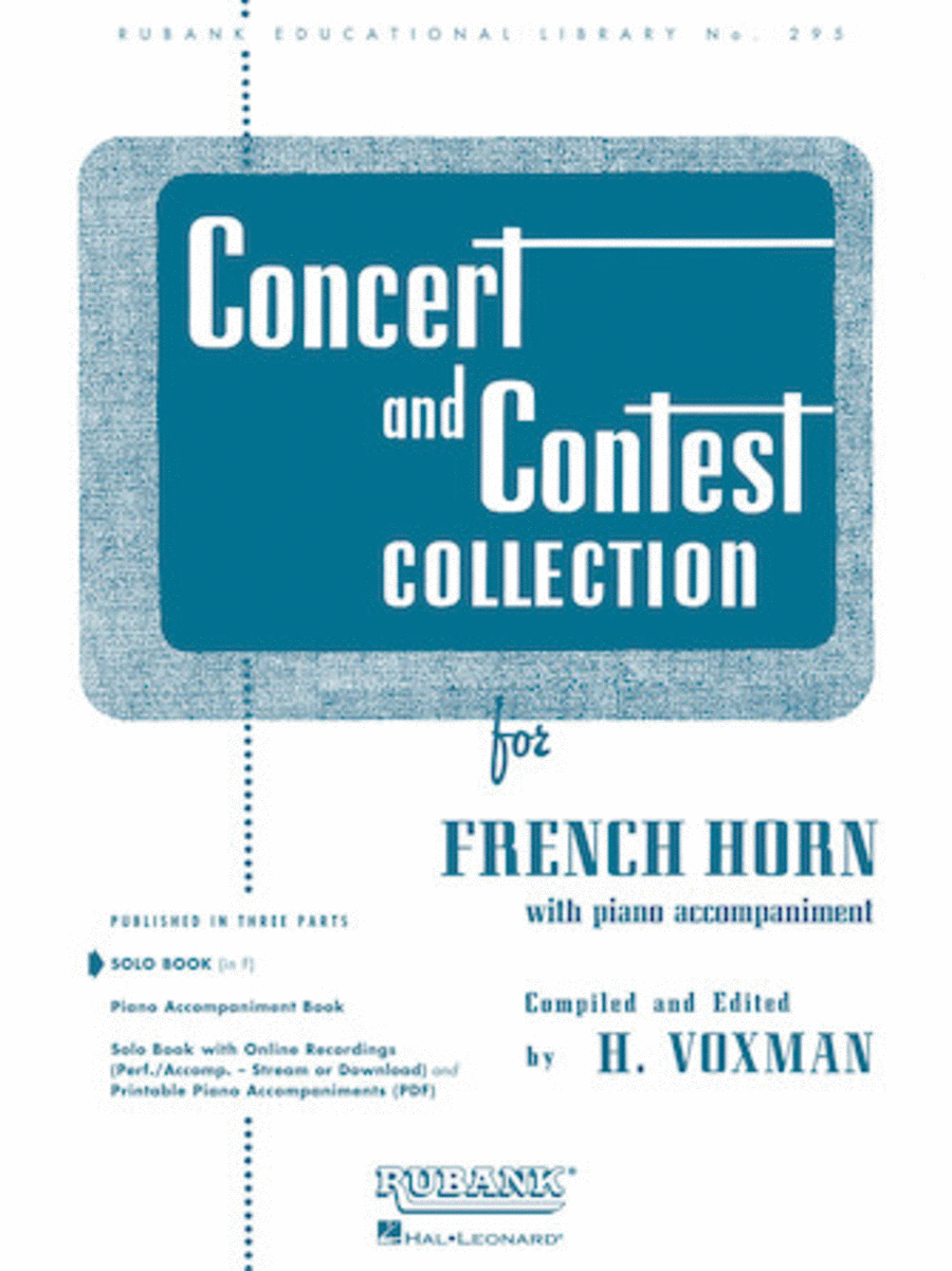 Concert and Contest Collection for French Horn Concert Band Methods scores gallery preview page 1