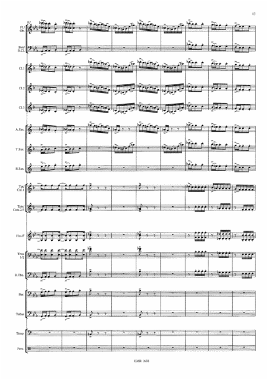 Jean de Florette - Manon des Sources Concert Band scores gallery preview page 14